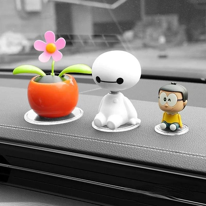 Car Dashboard Non-Slip Mats Removable Sticky Transparent Silicone Gel Pad Auto Magic Gel Holder Stick Phone Holder Accessories