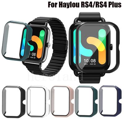Защитный чехол 2-в-1 для ПК для Haylou RS4, защитное стекло для экрана, чехол для Haylou RS4 Plus, чехол-бампер с жесткой рамкой + пленка
