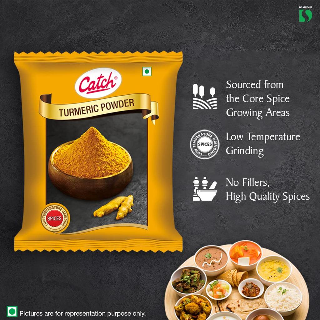 Catch Turmeric Powder 500g High Curcumin Haldi Powder For Rich Flavor And Natural Color From Premium Indian Farms