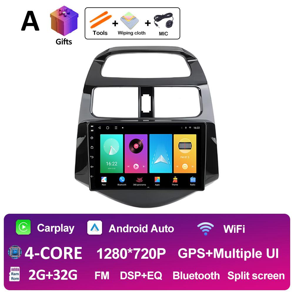 Android 14 Автомобильное видео для Chevrolet Spark Beat Matiz Creative 2010 2011 2012 2013 2014 Радиоплеер GPS Навигация Авто Инструменты 4G