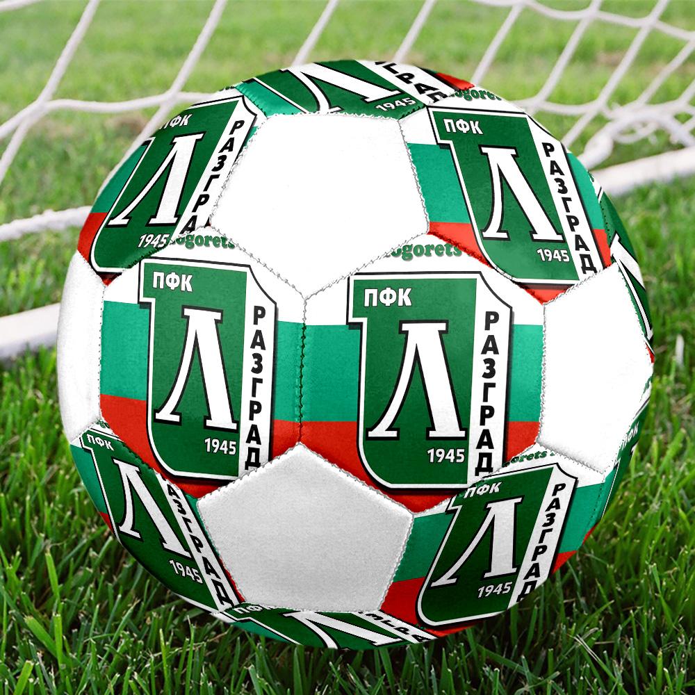 1 шт. PFC Ludogorets размер 5 футбольный мяч ПрагаФутзальный мяч Цветной Для всех возрастов Машинная строчка ПВХ Готов к соревнованиям Прочный Высокий отскок