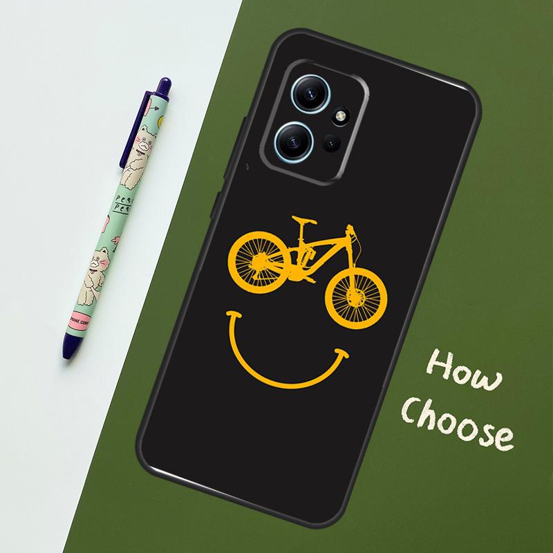 Чехол для велосипеда для Xiaomi Redmi Note 12 11 10 9 Pro 12S 11S 10S 9S Задняя крышка для Redmi 12 9C 10C 12C