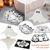 Halloween Ghost Carpet Imitation Cashmere Door Mat Bathroom Special-shaped Water-absorbing Non-slip Carpet Dirt-resistant Wear-resistant Foot Mat