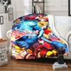Rockman Blankets Game Characters Blanket Adults Fashion Bed Thin Quilt Home Office Zero Cartoon Flannel Blanket Sofa Decor