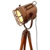 Wooden Tripod Spotlight, Designer Floor Lamp, Brass Studio Light, Tripod Vintage Searchlight For Bedroom, Living Room