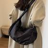 Трендовая модная простая сумка-мессенджер женская большой вместимости повседневная универсальная наплечная сумка для поездок на работу высококлассная женская сумка