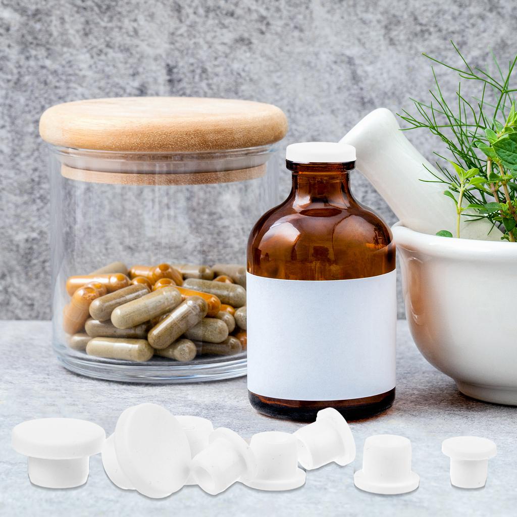 20 Pieces Silicone Salt And Pepper Shaker Stoppers 10, 12, 13, 15, 16 Mm Stoppers For Salt And Pepper Shakers, Salt Shaker Plug