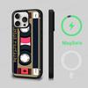 Vintage Cassette Tape Phone Case Magnetic Case For IPhone 16 14 13 12 11 15 Pro Max Plus For Magsafe Wireless Charge Cover