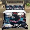 Fashion D-Devil May Cry Game Print Bedding Sets Exquisite Bed Supplies Set Duvet Cover Bed Comforter Set Bedding Set Luxury Gift