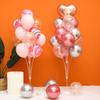 1 комплект колонн из воздушных шаров на полу с подставкой, основанием и гирляндами для украшения фона на девичнике, свадьбе, дне рождения