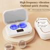 Ultrasonic Contact Lens Cleaner with 4 Timing Modes 360-degree High-Frequency Vibration USB Rechargeable Contact Lens Cleaner Machine
