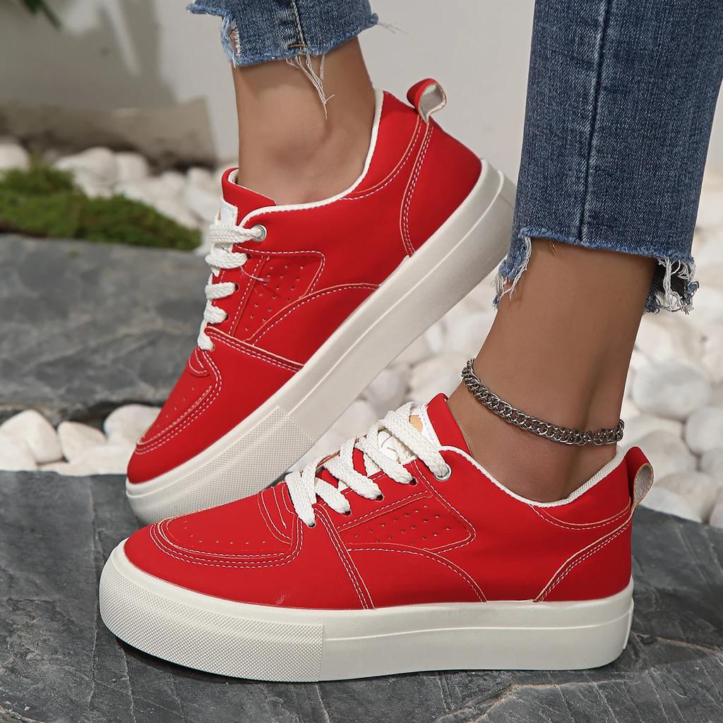 Women's Canvas Shoes Fashionable Design Platform Casual Breathable Canvas Classic Comfortable Women's Sports Vulcanized Shoes