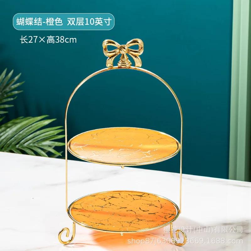 Многослойная подставка для торта из мраморного стекла, десертная тарелка, блюдо для димсамов, форма для торта, поднос для закусок, тарелки для суши, фруктовая тарелка, подставка для демонстрации