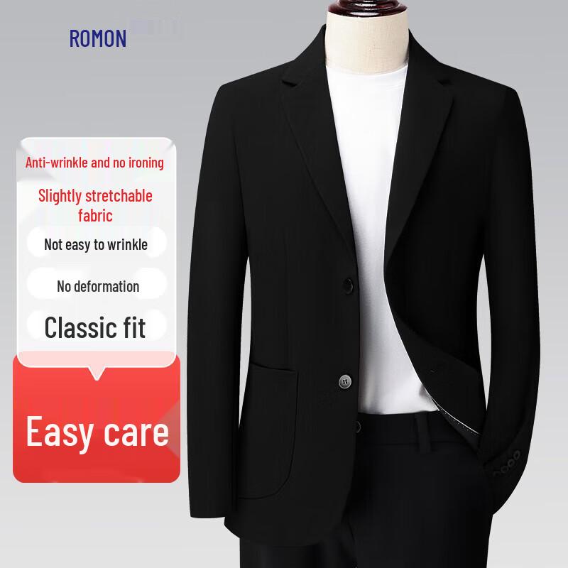 Мужской пиджак Luomeng, приталенный, в стиле business casual