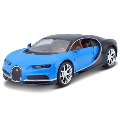 Maisto 1/24 Bugatti Chiron 2015 Синий / Металлическая модель автомобиля, Готовая модель 31514 BU
