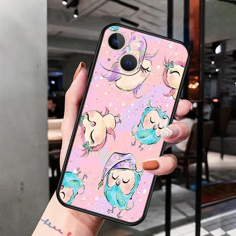 Чехол для мобильного телефона Apple Iphone15 Pro, роскошный и милый чехол для мобильного телефона с рисунком совы, окрашенный и устойчивый к падениям