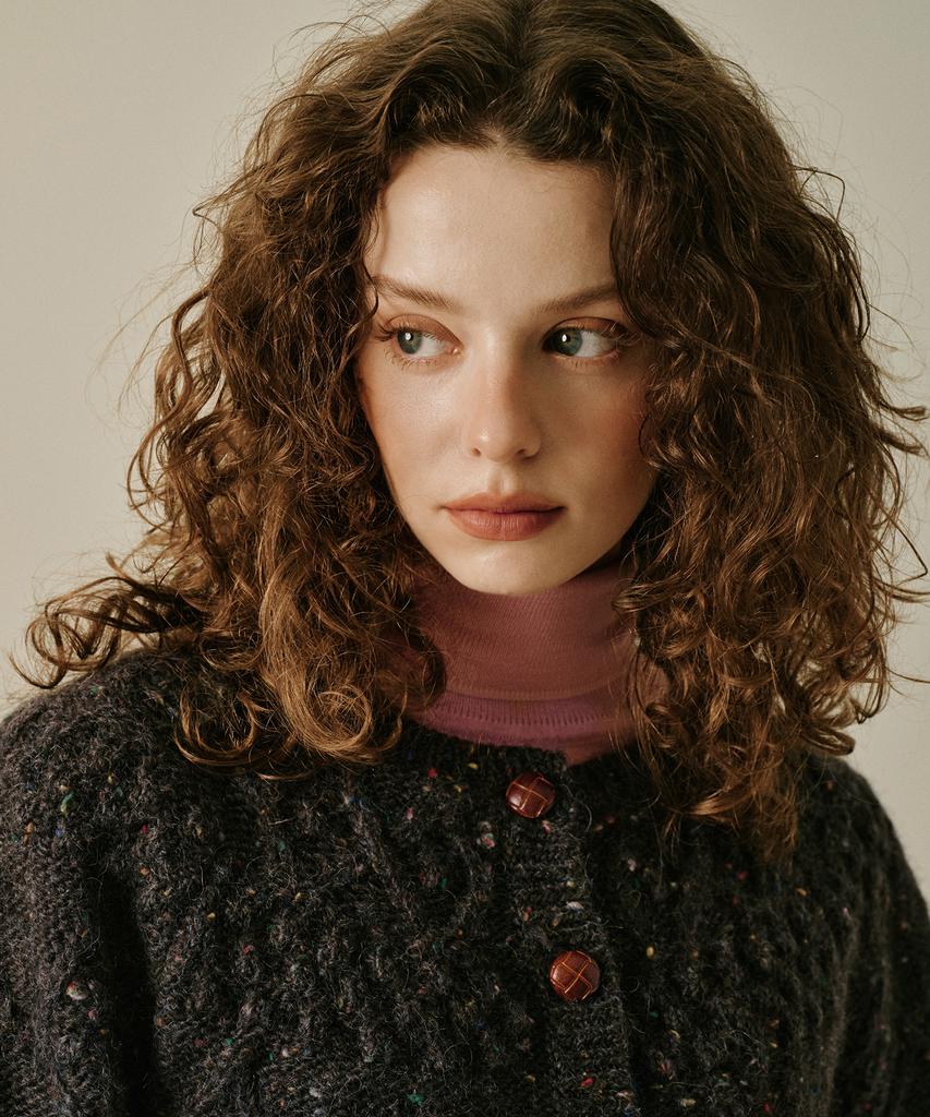 GREENBUTTER Wool Turtleneck Knit (Pink)