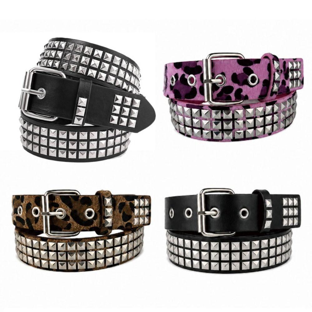 PU Material Women's Leather Belt Needle Buckle Men's Leather Belt Clothing Accessories
