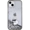 Etui Karl Lagerfeld Liquid Glitter Choupette Do Iphone 15 Plus - Przezroczyste