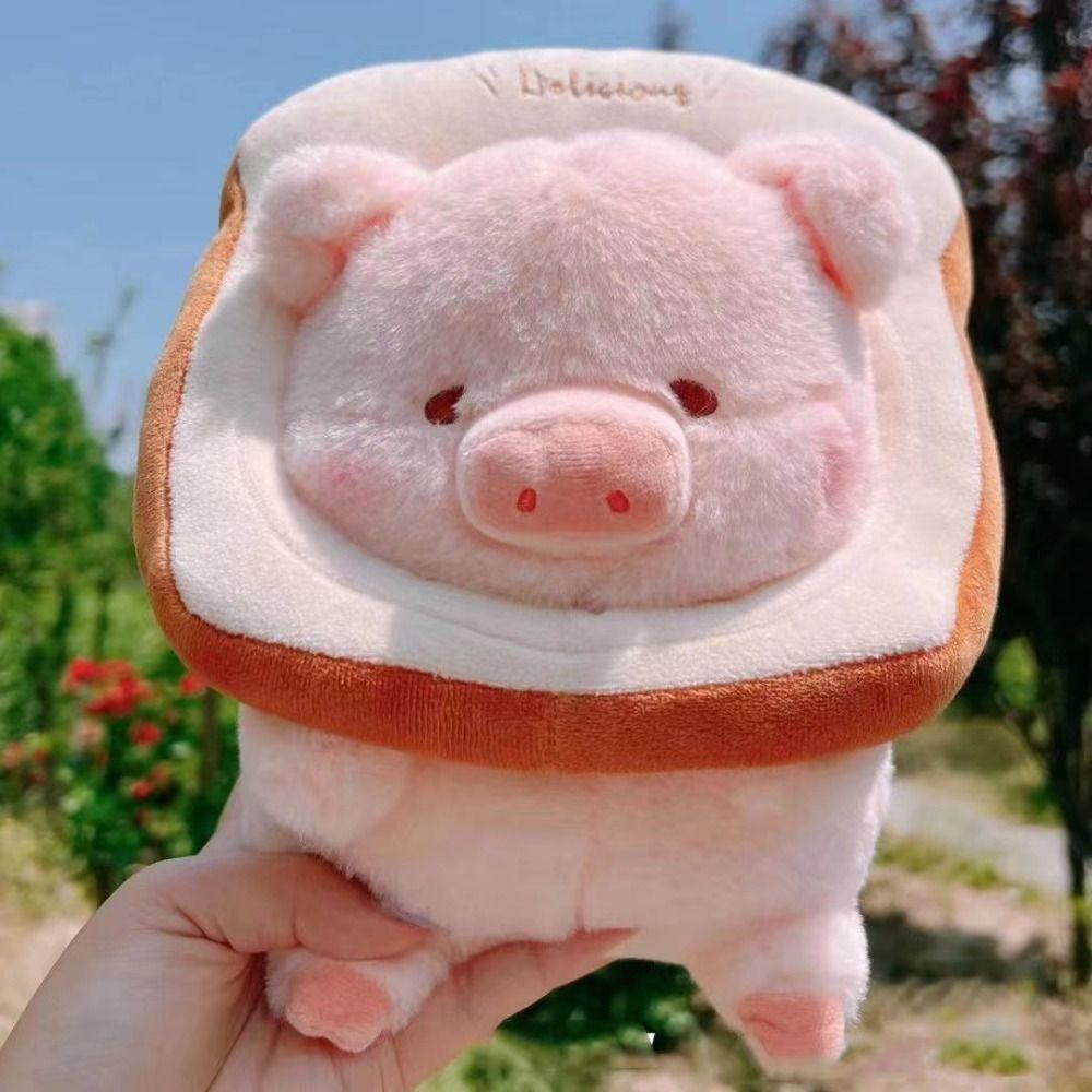 Lulu Pig Toast Pig Stuffed Animals Doll Bread Lulu Pig Stuffed Animals Peluche Doll Kid Toys