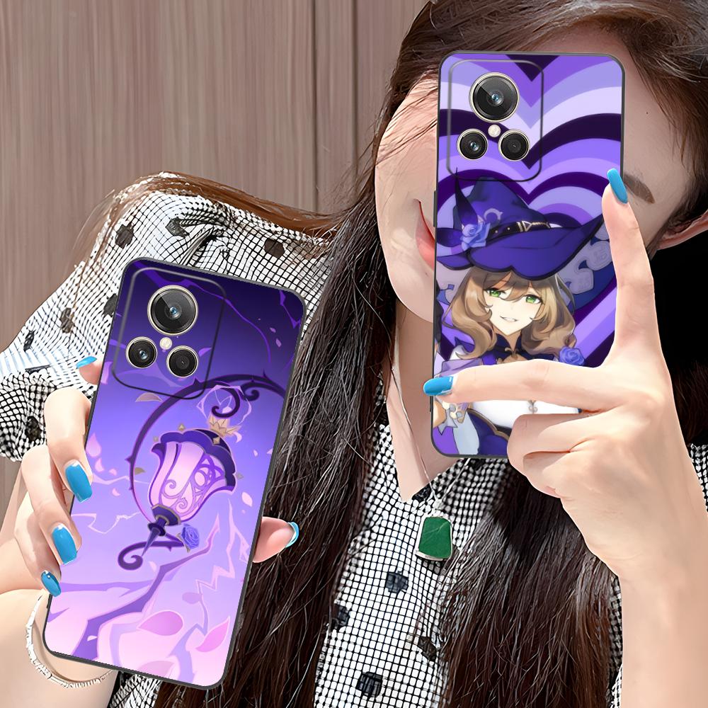 Game GI Lisa Mobile Phone Case for Realme 15 14 13 12 11 10 9 Pro Plus T i Lite 5G Colorful Printing Cover Luxury Pretty Cover