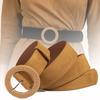 Luxury Design Suede Leather Belt Casual Waistband Fashion Business Waist Belt For Women