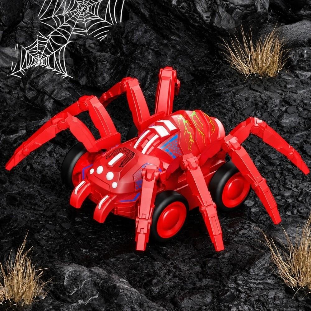 Movable Joints Spider Stunt Vehicle Friction Powered Animal Climbing Car Halloween Party