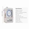 Mechanical 24 Hours Timer Switch IP53 Programmable Electrical Timer Switch Box AC 100-240V 15 Minutes Interval 96 Times ON/ OFF3