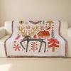 Modern Jacquard Weave Cotton/Polyester Blend Tapestry Blanket Four Seasons Use Factory Supplied Fascinating Price Features