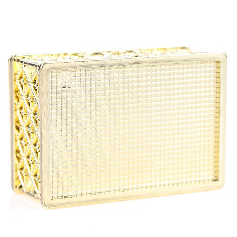 Пластиковая полая коробка конфет из золотой фольги, шоколадные подарочные коробки, свадебная коробка