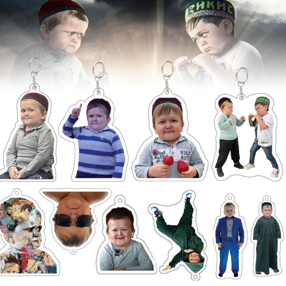 Magomedov Hasbulla Magomedov Keychain Hasbulla Meme Acrylic Keyring Bag Accessories Fans Gifts