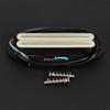 FLEOR Alnico 5 Hot Rail Humbucker, Single Coil Size Pickup, 12-13K Humbucker, Cream, Fits Strat, Squier, Tele, and Other Guitars
