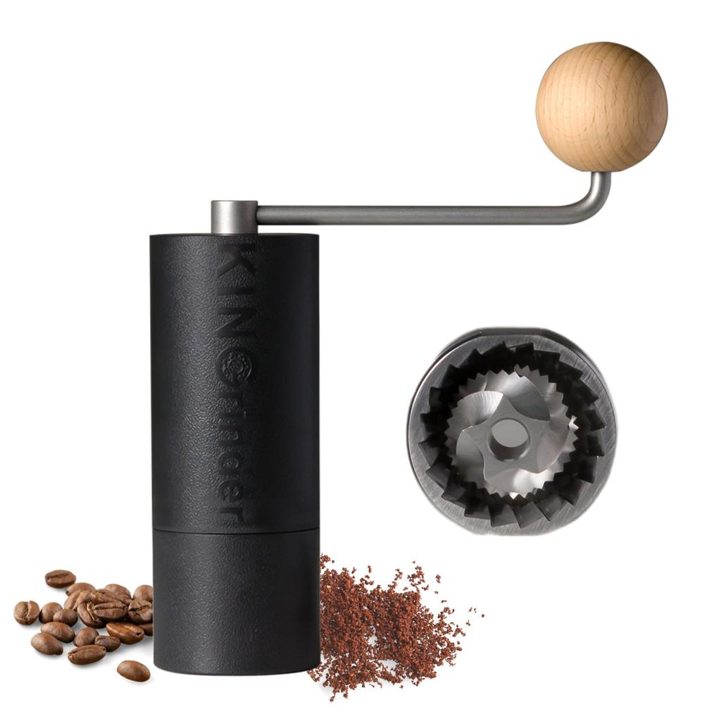 KINGrinder P0 Lightweight Hand Coffee Grinder with Conical Metal Blades for Superior Consistency, Ideal for Drip Coffee, 20g Capacity