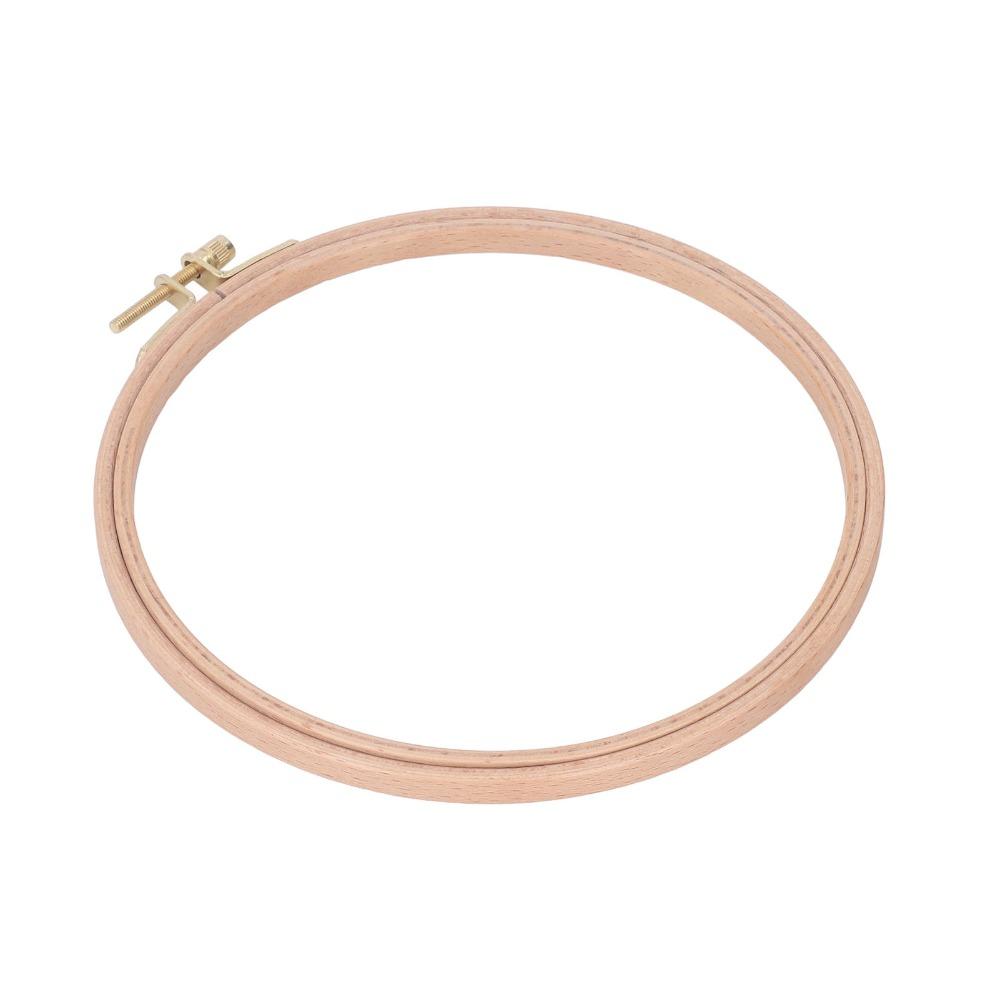 Beech Wood Wood Embroidery Hoop Adjustable Tightness DIY Embroidery Hoop For DIY Sewing