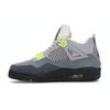 Кроссовки унисекс Air Jordan 4 Retro SE Neon 95 Серые Cool-Grey Volt CT5342-007