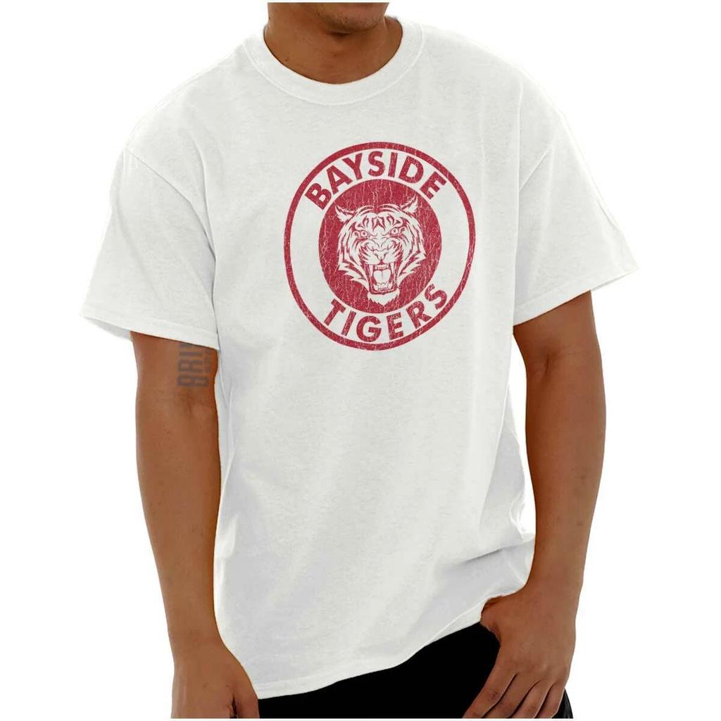 Vintage Distressed Bayside Tiger Athletic Womens or Mens Crewneck T Shirt Tee