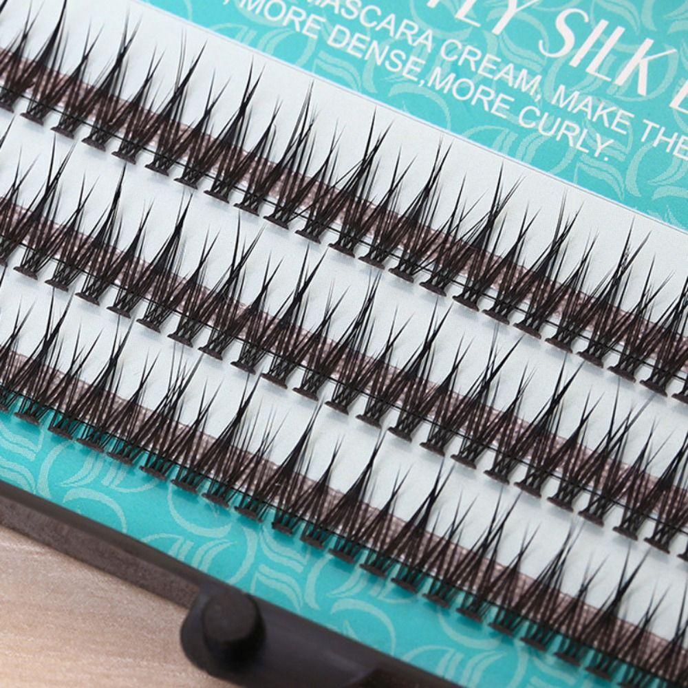 Handmade DIY Natural Long Individual Eyelashes Grafting Eyelashes Premade Volume Fan Eyelashes