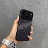 Подходит для iPhone17proMax Матовый чехол для телефона с магнитной фиксацией Карбоновое волокно Apple 16 Полузакрытый клетчатый 15 Защитный чехол