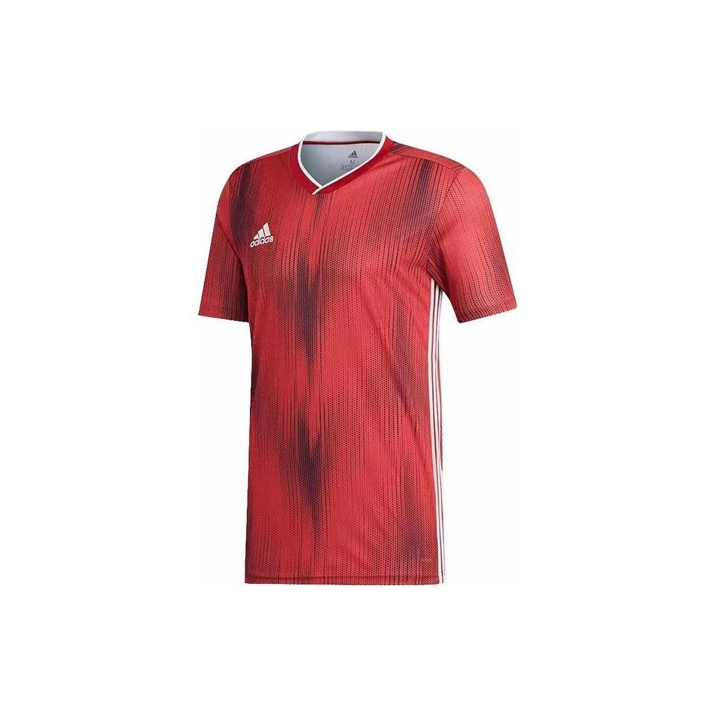 Adidas Футболка с коротким рукавом и логотипом Team Jersey, мужская футболка красного цвета DP3531