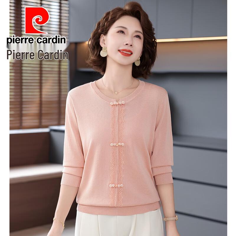 Pierre Cardin Женский осенний вязаный свитер с круглым вырезом