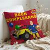 Cushion Cover  Linen  SkinFriendly Soft Decorative Case for Sofa Home Decor Cute Anime FFireman SSam Pillow cover