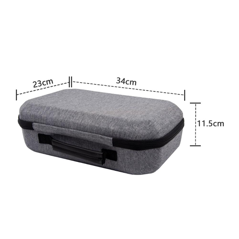 Чехол для переноски с крышкой объектива, водонепроницаемая дорожная сумка для хранения дома, противоударный сетчатый карман для аксессуаров для гарнитуры Meta Quest 3 VR
