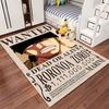 "Wanted Poster Style Carpet" suitable as a non-slip mat for the living room or bedroom sofa