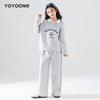 Весенний костюм (толстовка и штаны) для девочек Moonkids в корейском стиле