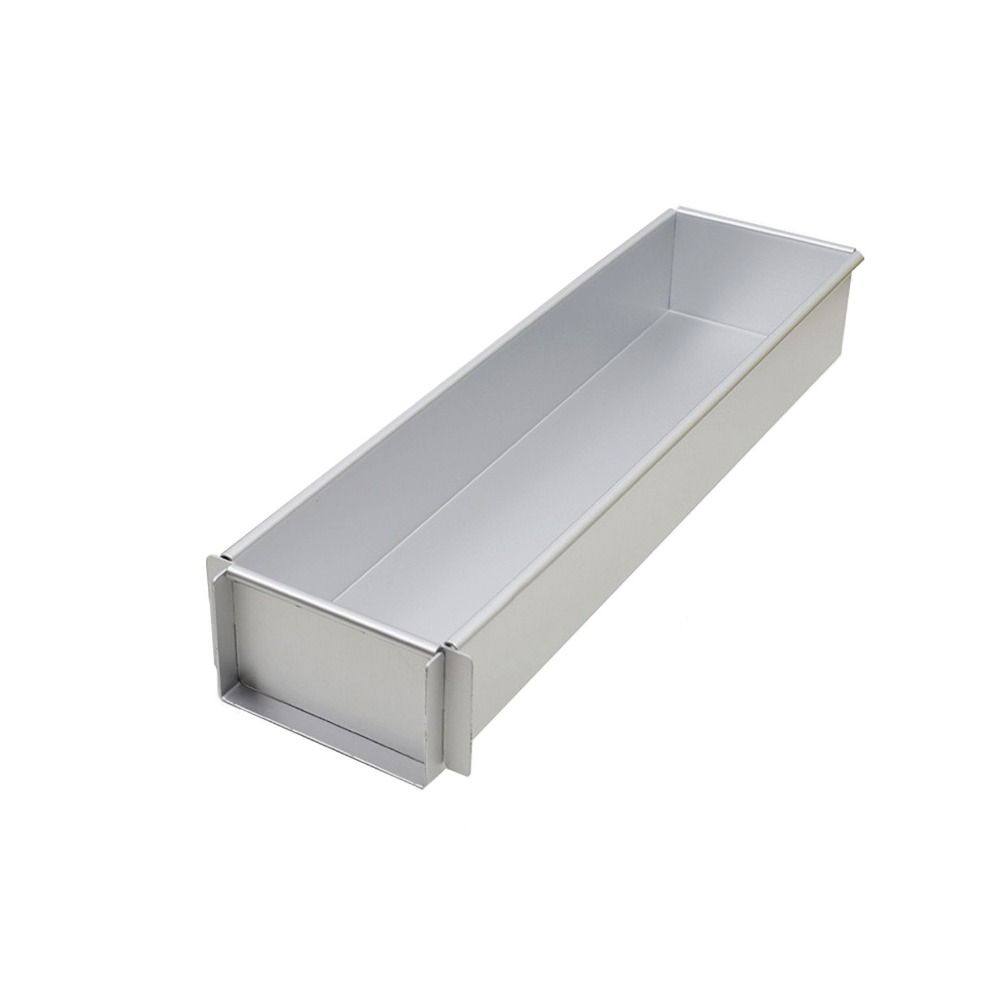 Aluminium Zinc Zinc Alloy Rectangular Bread Mold Long Flat Toast Box Useful Loaf Pan Cakes