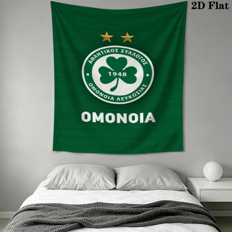 Panathinaikos Football Wall Tapestry Aesthetic Wall Hanging Printed Fabric Blanket Decorative Tapestries for Bedroom Living Room Home Decor
