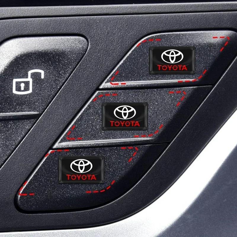 3D Эпоксидные Наклейки для Украшения Автомобиля Toyota на Руль и Приборную Панель