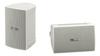 YAMAHA Speaker with Mounting Brackets for Small Compatible with High Impedance White VS6W All-Weather Equipment, Connection, (1 Pair)