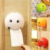 Wall Mounted Toilet and Kitchen Cartoon Waterproof Tissue Roll Paper Tube Toilet Paper Box