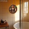 2D Flat Hanging Wooden Sign, Home Wall Decoration, Bathroom Wall Decoration, Housewarming Gifts for Friends, Bathroom Patterns
